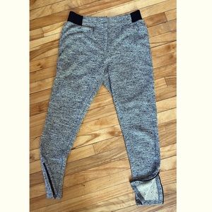 Adorable textured crop knit joggers